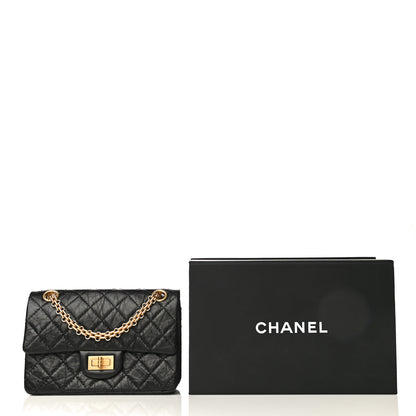 Chanel Aged Calfskin Quilted 2.55 Reissue Mini Flap Black 15 of 15
