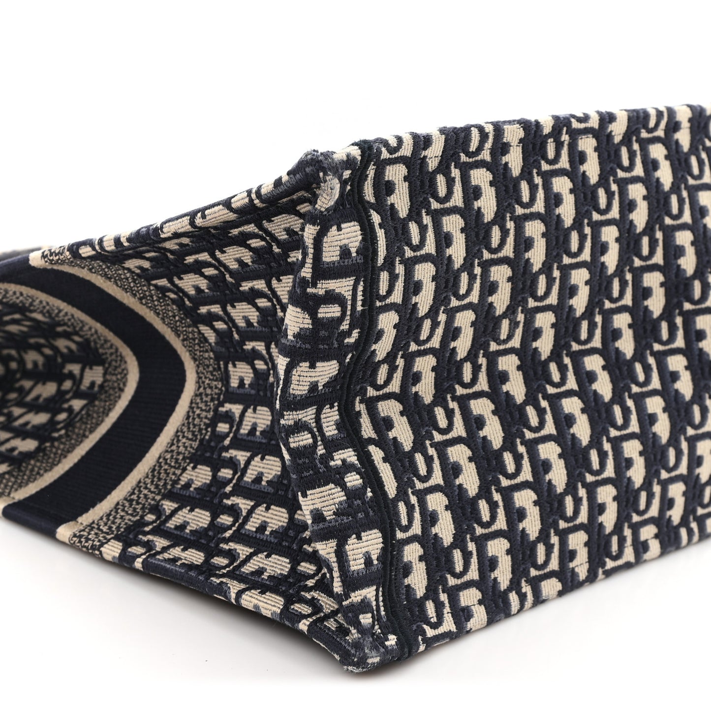 Oblique Large Book Tote Blue Multicolor