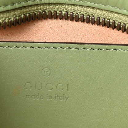 Gucci Calfskin Matelasse Small GG Marmont Chain Shoulder Bag Salamander Green 6 of 11