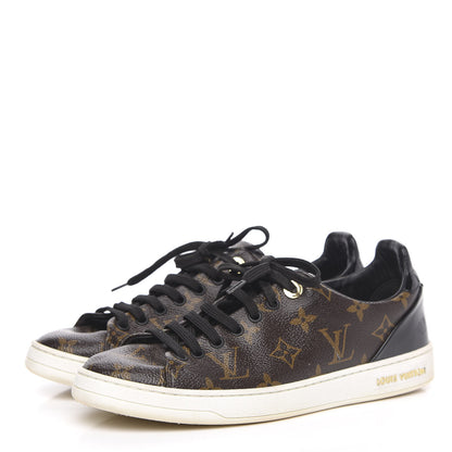 Louis Vuitton Patent Monogram Frontrow Sneakers 39 3 of 12