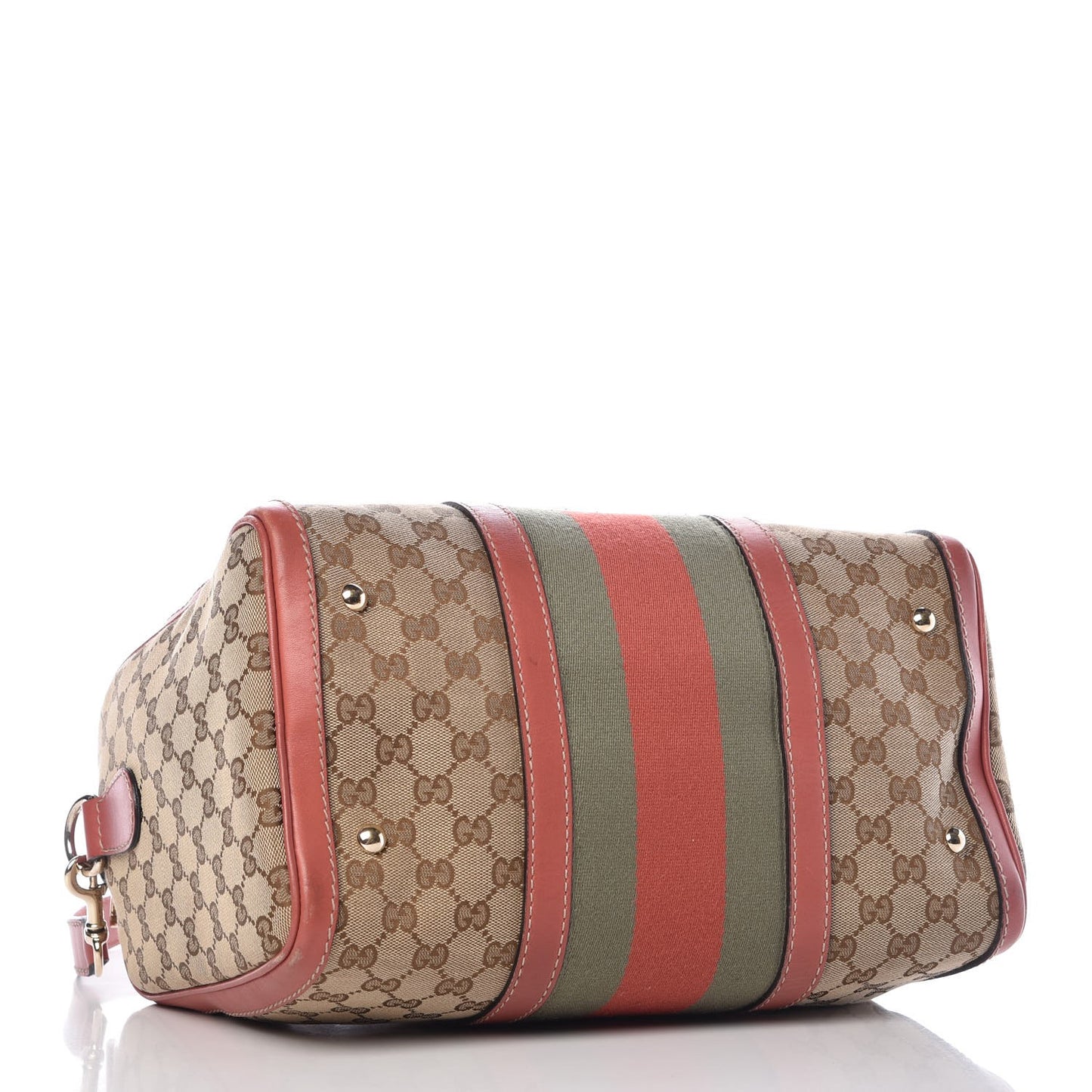 Monogram Medium Vintage Web Boston Pink