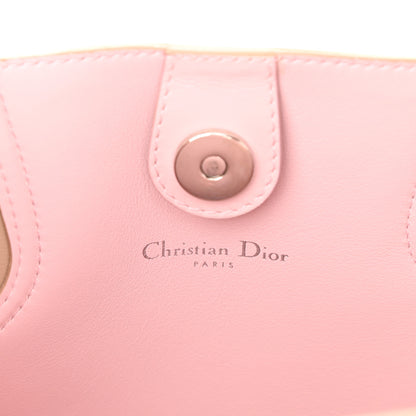 Christian Dior Calfskin Small Addict Shopping Tote Beige Pink 5 of 7