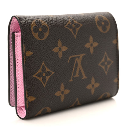 Louis Vuitton Monogram 2021 Christmas Animation Japanese Garden Victorine Wallet Wisteria Pink 3 of 7