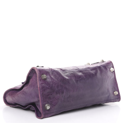 Balenciaga Agneau Giant 21 Silver Hardware Work Raisin 3 of 14