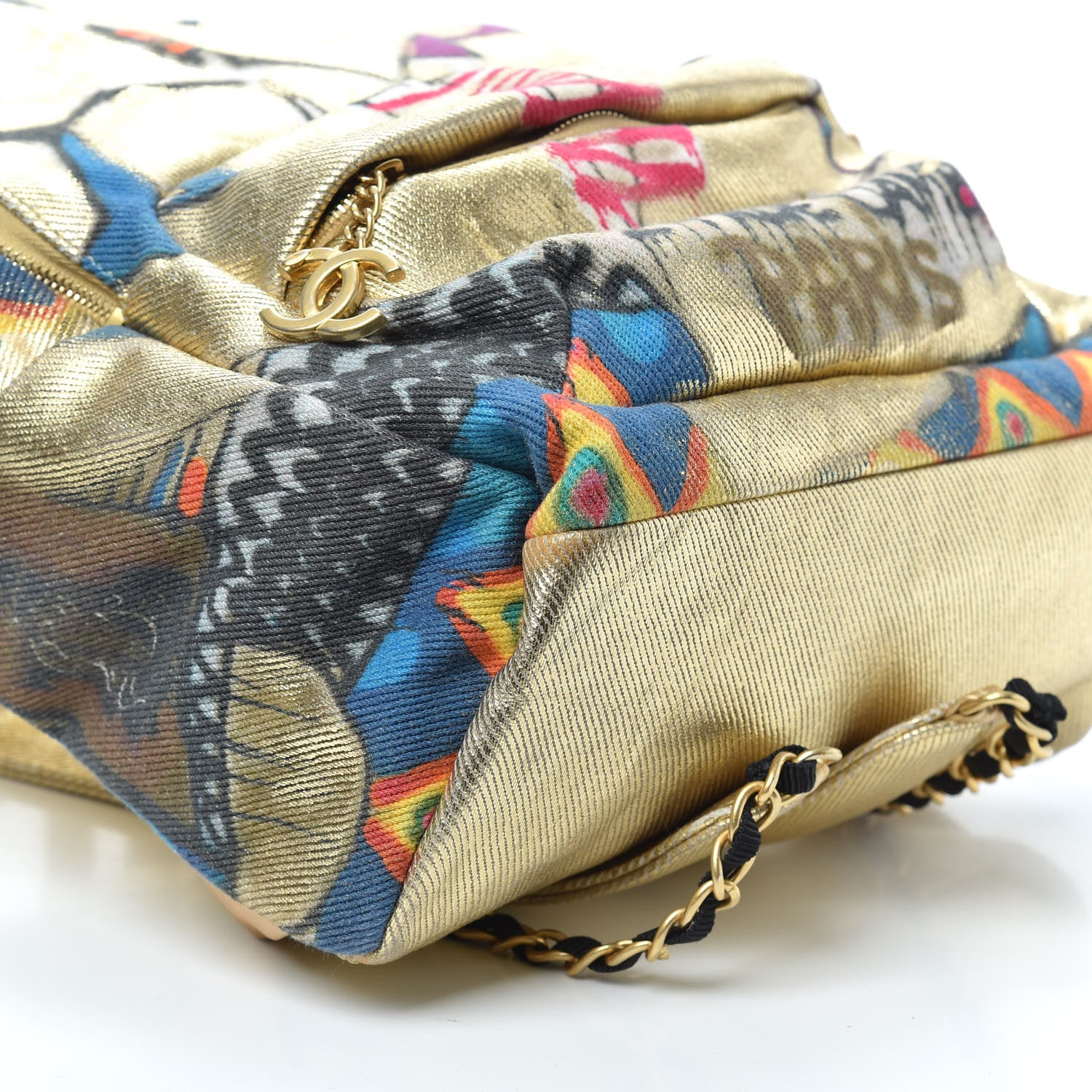 Chanel Graffiti Printed Canvas Street Spirit Backpack Multicolor 8 of 9