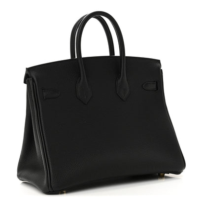Hermes Togo Birkin 25 Black 3 of 11