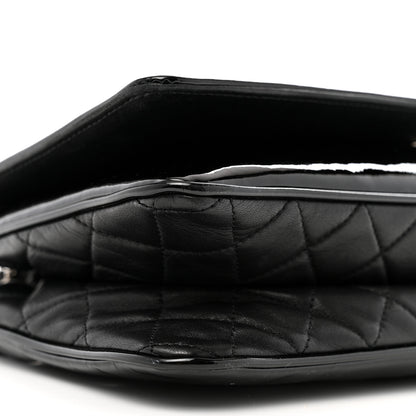 Chanel Vinyl Small Lipstick Flap Bag Black 9 of 13