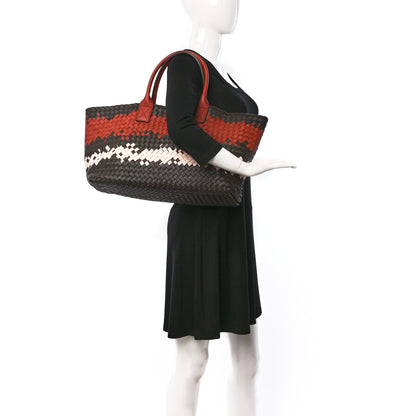 Bottega Veneta Nappa Intrecciato Medium Cabat Multicolor 2 of 14