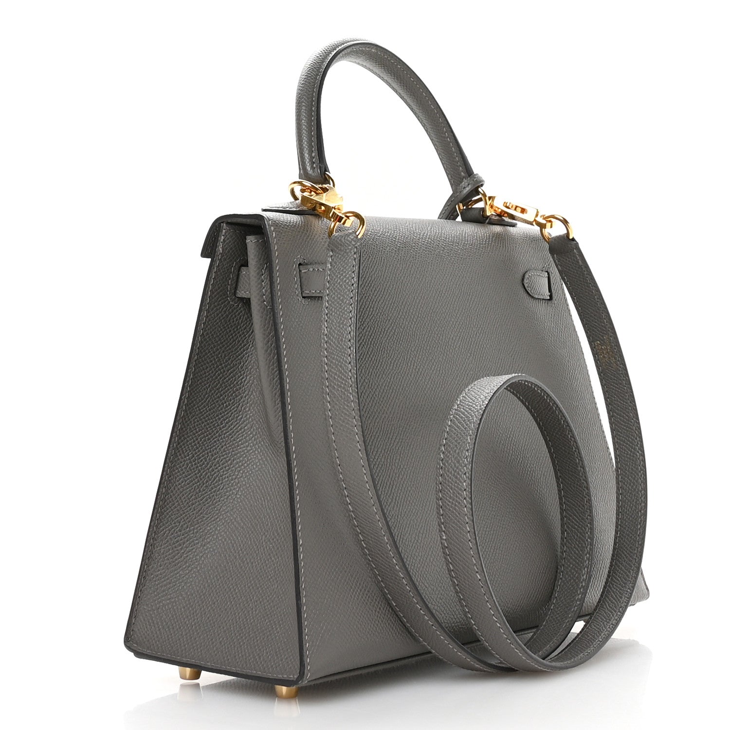 Hermes Epsom Kelly Sellier 25 Etain 3 of 11