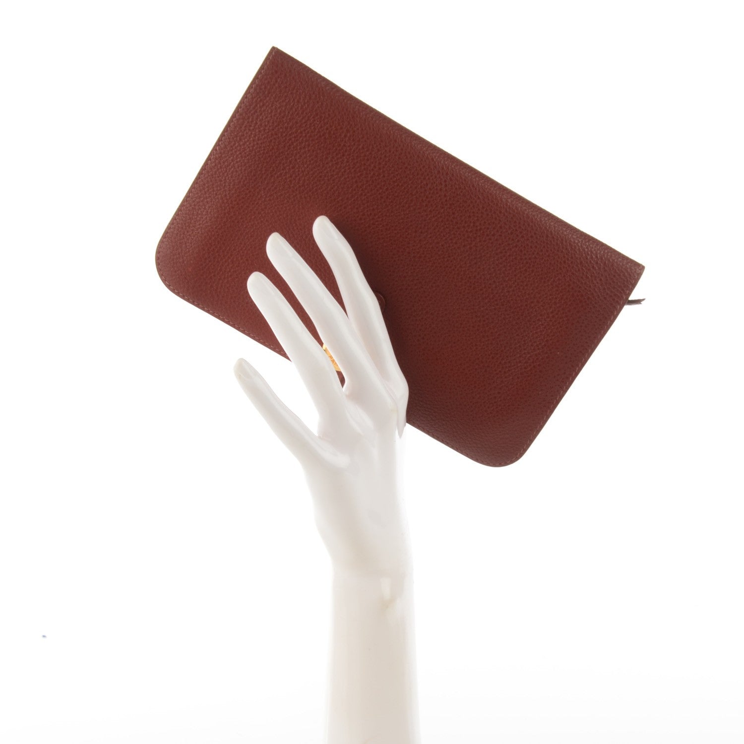 Hermes Togo Dogon Duo Wallet Brique 4 of 16