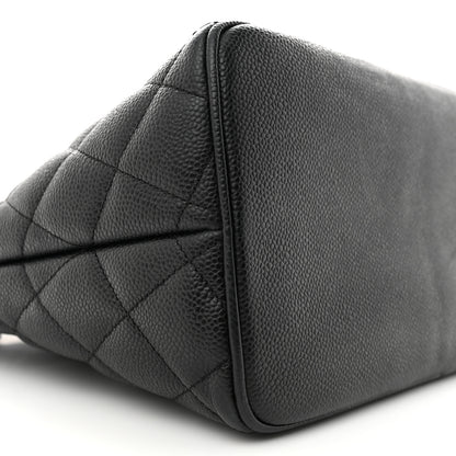 Chanel Caviar Quilted Medallion Tote Black 9 of 13