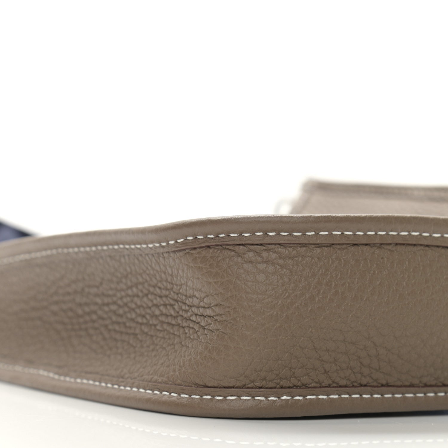 Hermes Taurillon Clemence Amazone Evelyne TPM Etoupe Bleu Indigo 8 of 10