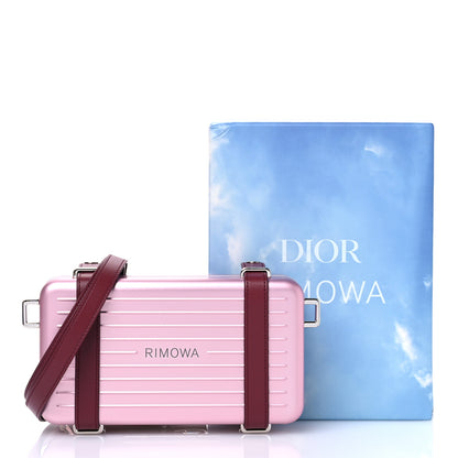 Christian Dior X RIMOWA Aluminum Personal Clutch On Strap Rose 11 of 11