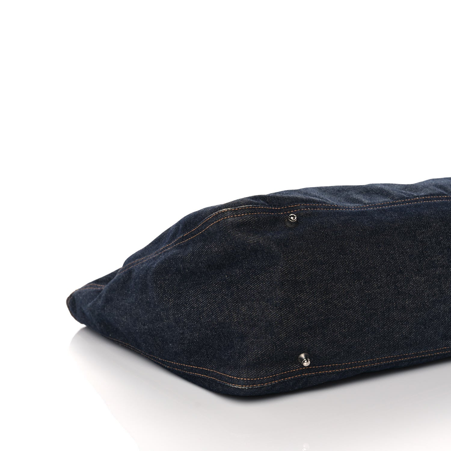 Fendi Denim Holdall Tote Blue 9 of 12