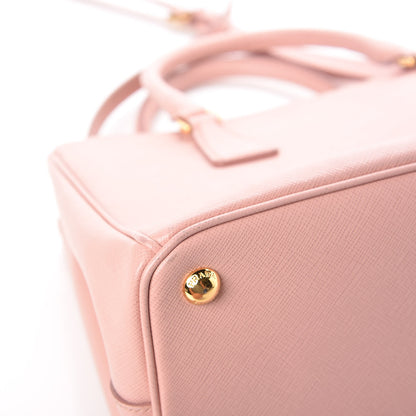 Prada Saffiano Small Galleria Double Zip Tote Orchidea 12 of 12