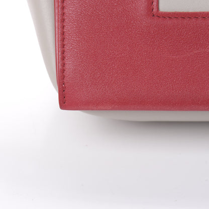 Celine Shiny Smooth Calfskin Medium Frame Shoulder Bag Poppy Red Clay 11 of 14