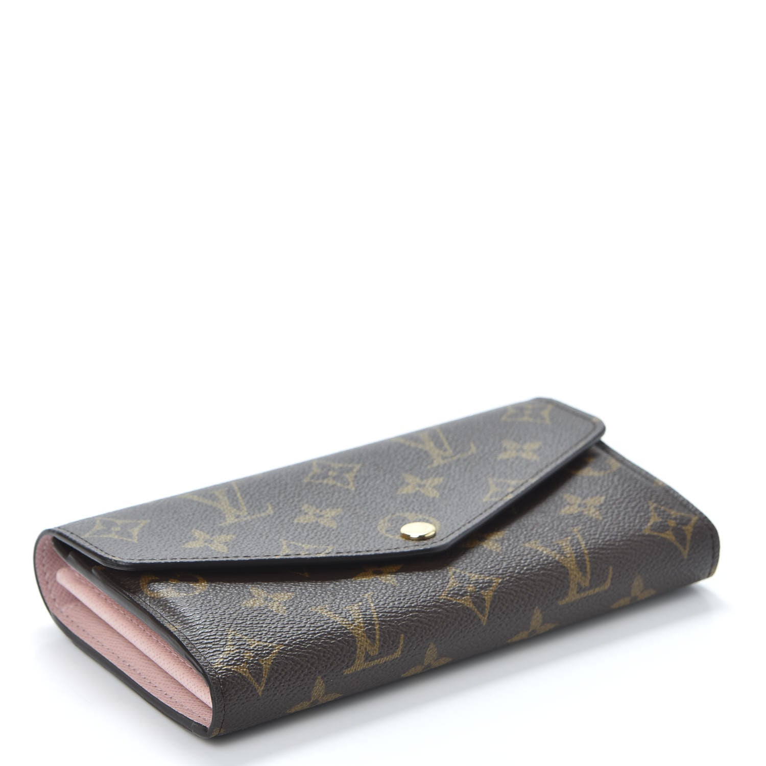 Louis Vuitton Monogram Sarah Wallet NM Rose Ballerine 3 of 8