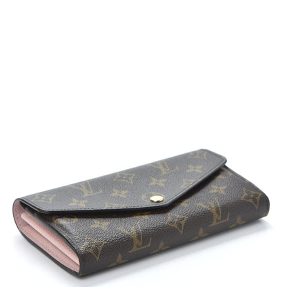 Louis Vuitton Monogram Sarah Wallet NM Rose Ballerine 3 of 8