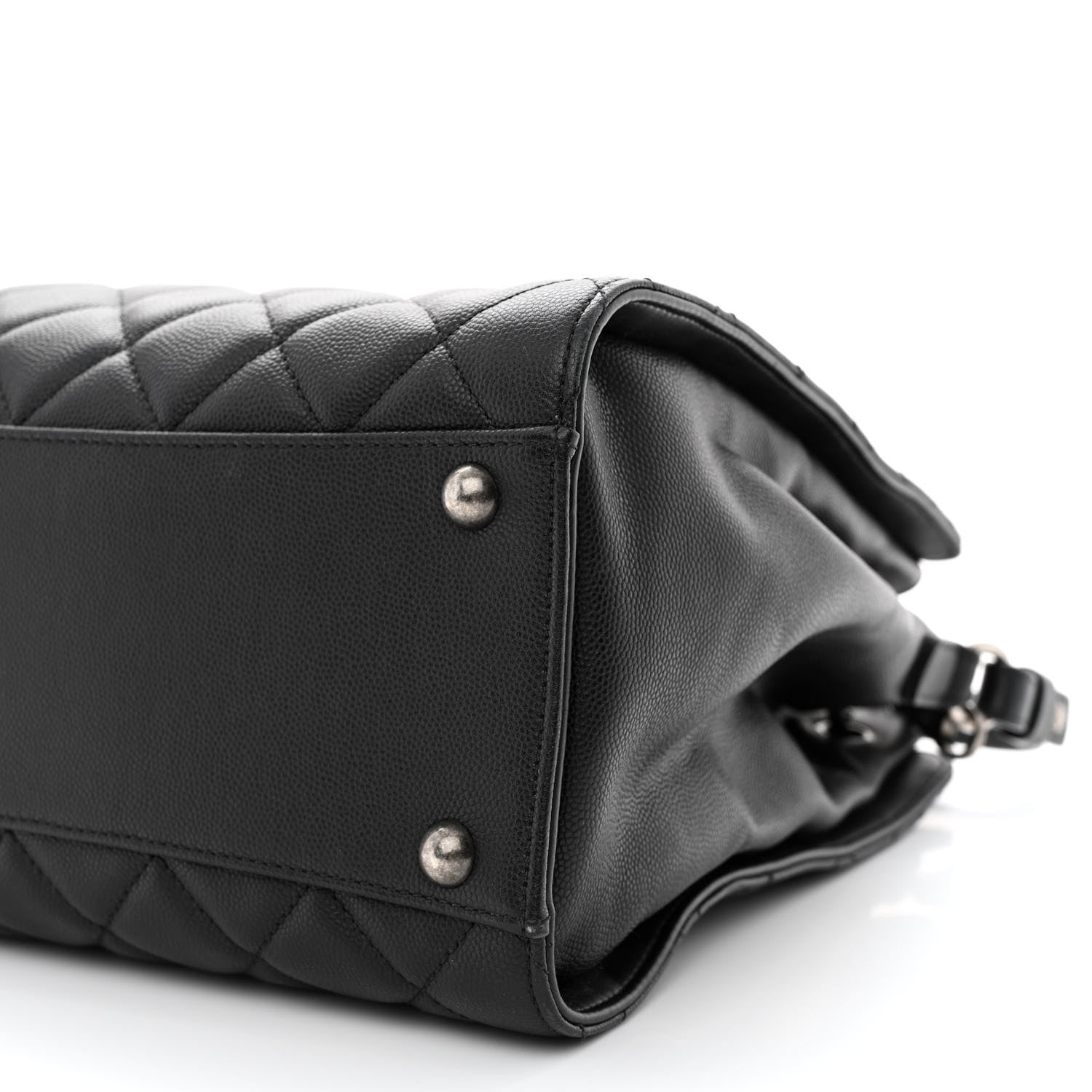 Chanel Caviar Quilted Medium CC Bucket Bag Black 10 of 10