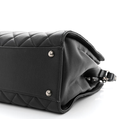 Chanel Caviar Quilted Medium CC Bucket Bag Black 10 of 10