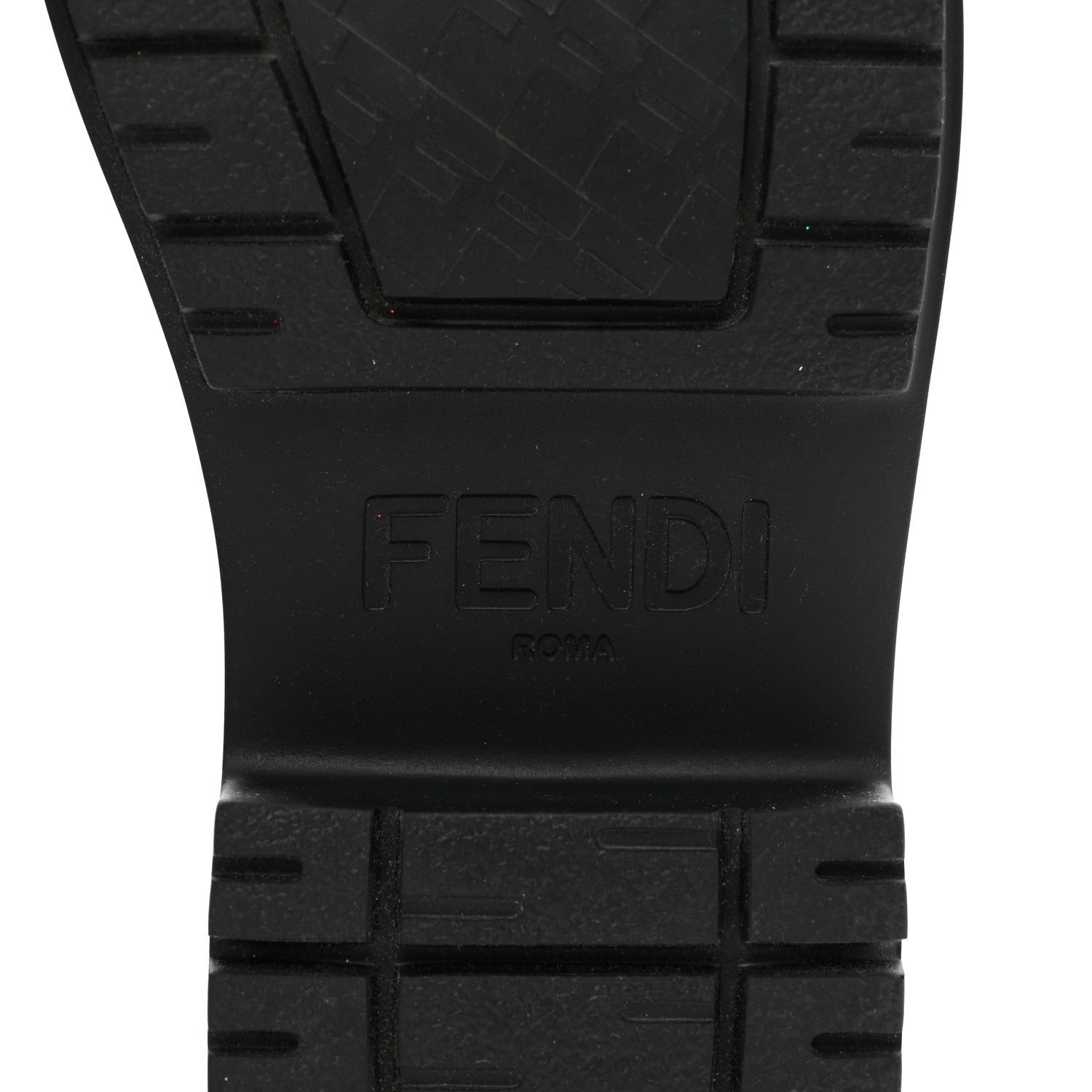 Fendi Vitello Abrasivato Fendigraphy 50mm Loafers 38.5 Blanco Babe 6 of 9