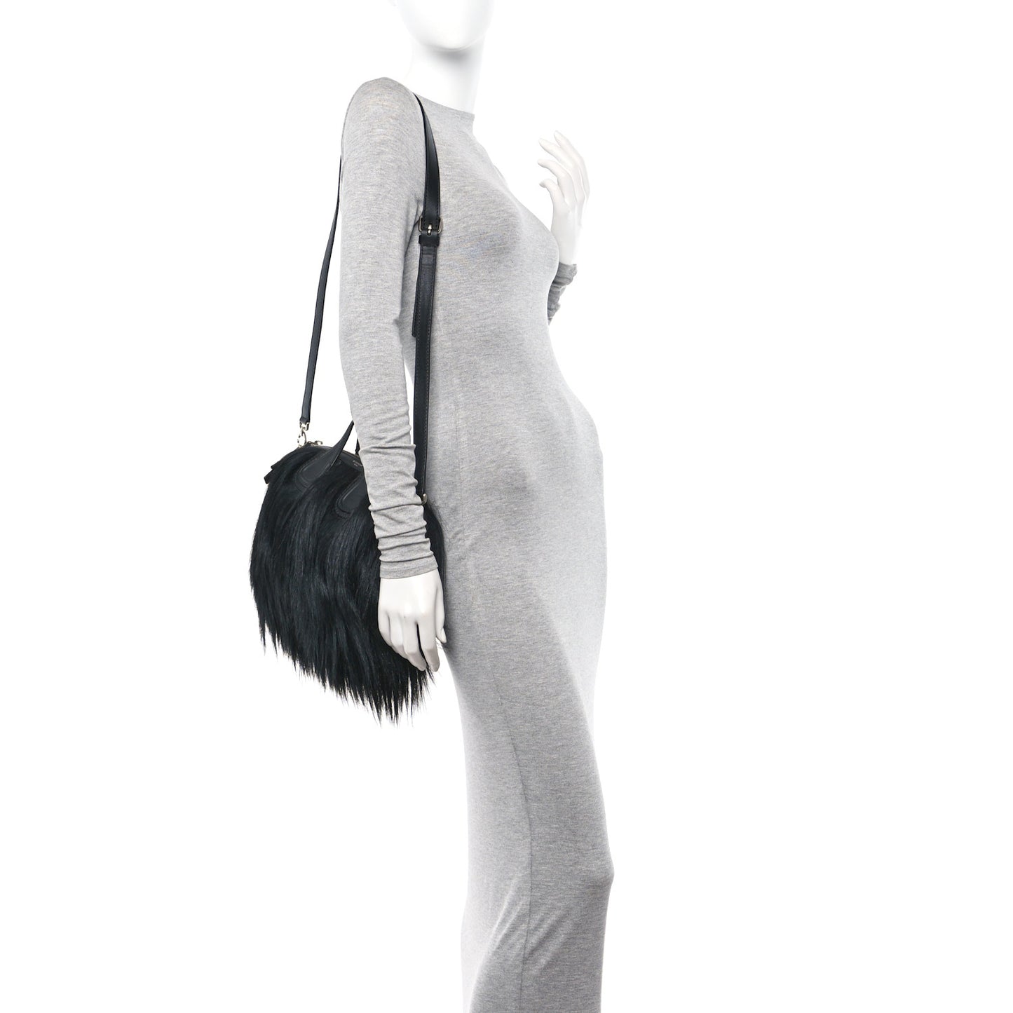 Goat Hair Print Micro Nightingale Black