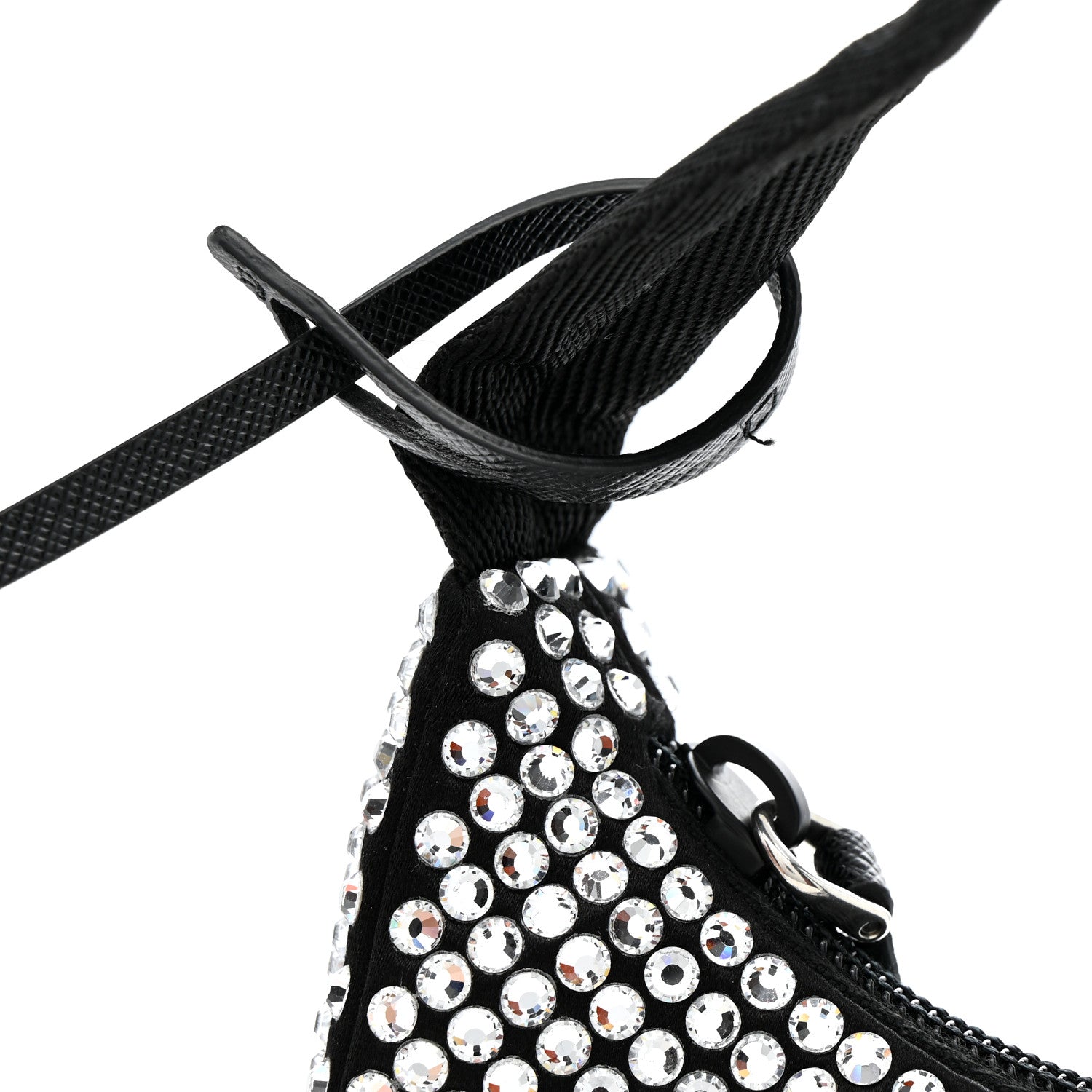 Prada Satin Crystal Mini Re-Edition 2000 Bag Cristal 11 of 11