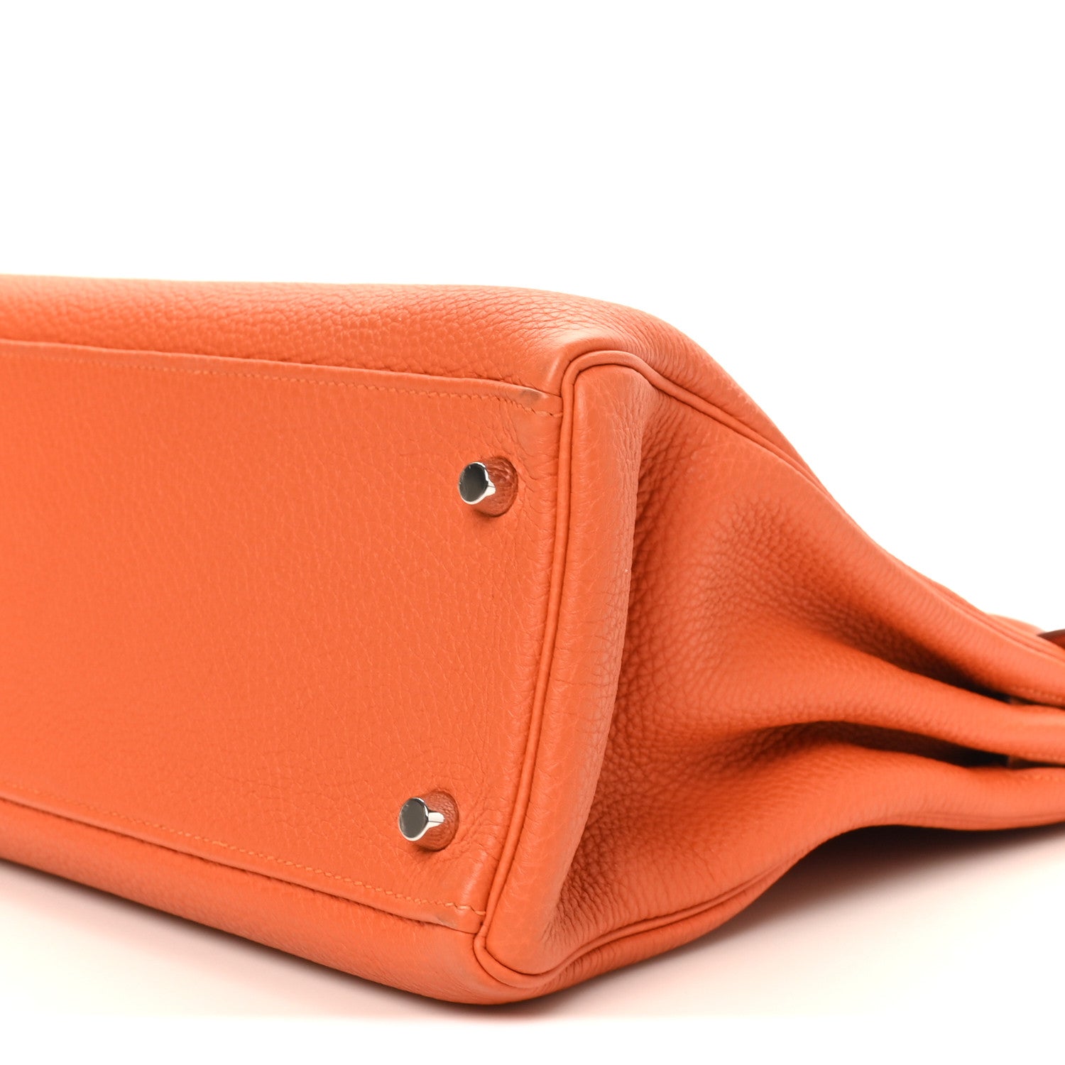 Hermes Togo Kelly Retourne 32 Orange 10 of 10