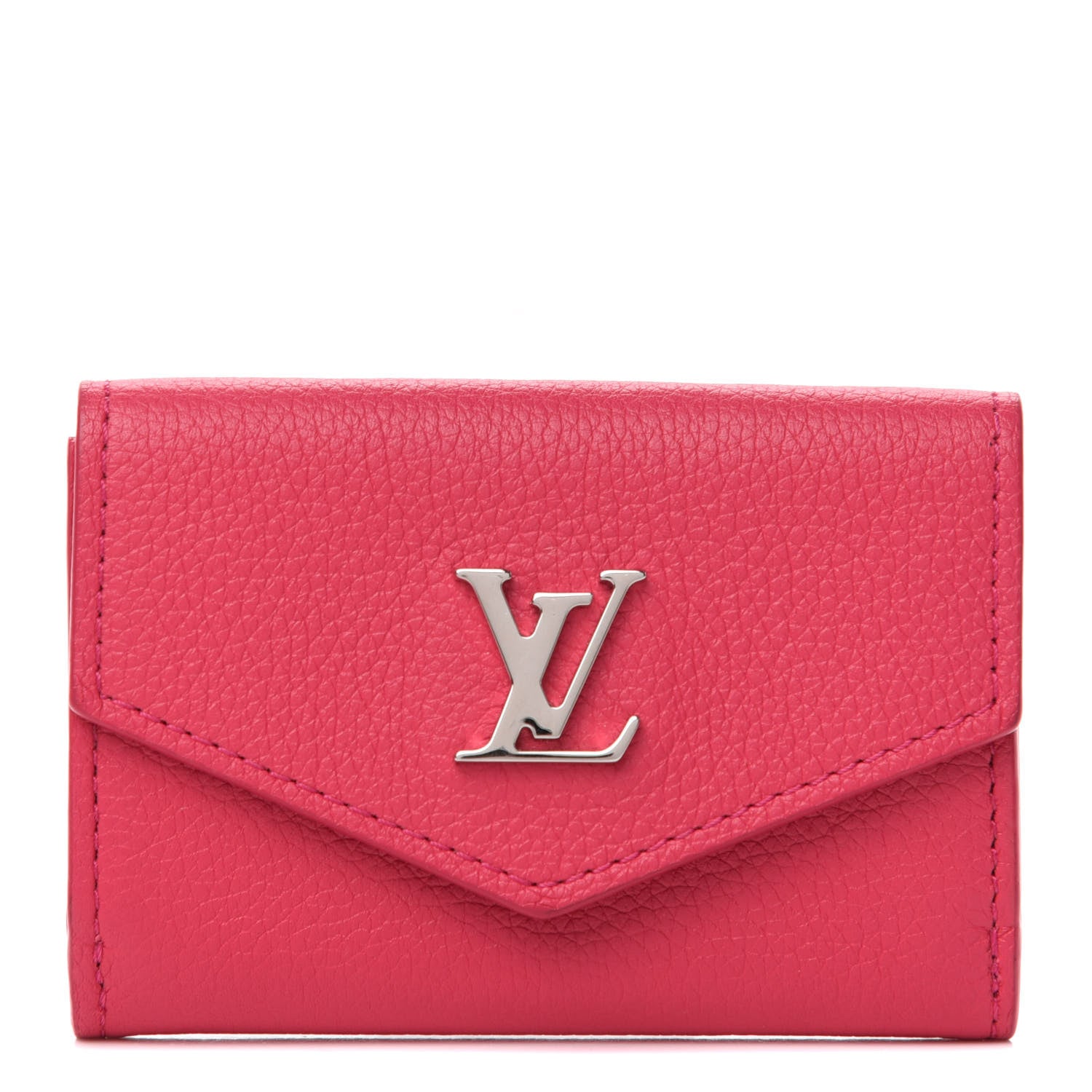 Louis Vuitton Calfskin Lockmini Wallet Hot Pink 1 of 8