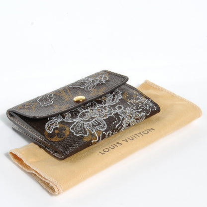 Louis Vuitton Monogram Dentelle Ludlow Wallet Silver 4 of 7