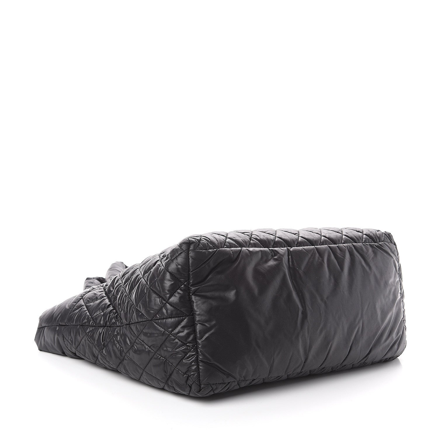 Chanel Nylon Quilted Large Coco Cocoon Tote Black 3 of 8