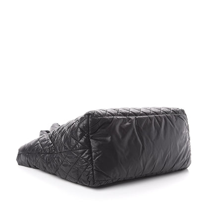 Chanel Nylon Quilted Large Coco Cocoon Tote Black 3 of 8