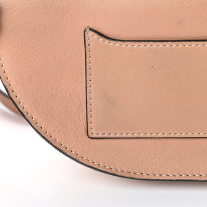 Chloe Calfskin Suede Patchwork Small Nile Bracelet Minaudiere Bag Beige Brown 13 of 15