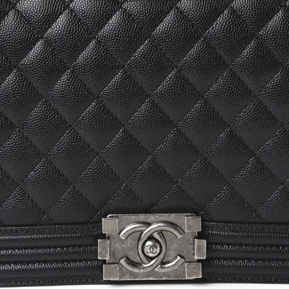 Chanel Caviar Quilted New Medium Boy Flap Black 10 of 10
