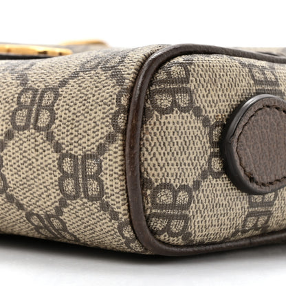 Gucci X BB Supreme Monogram Web Mini Ophidia Shoulder Bag Beige New Acero 9 of 12