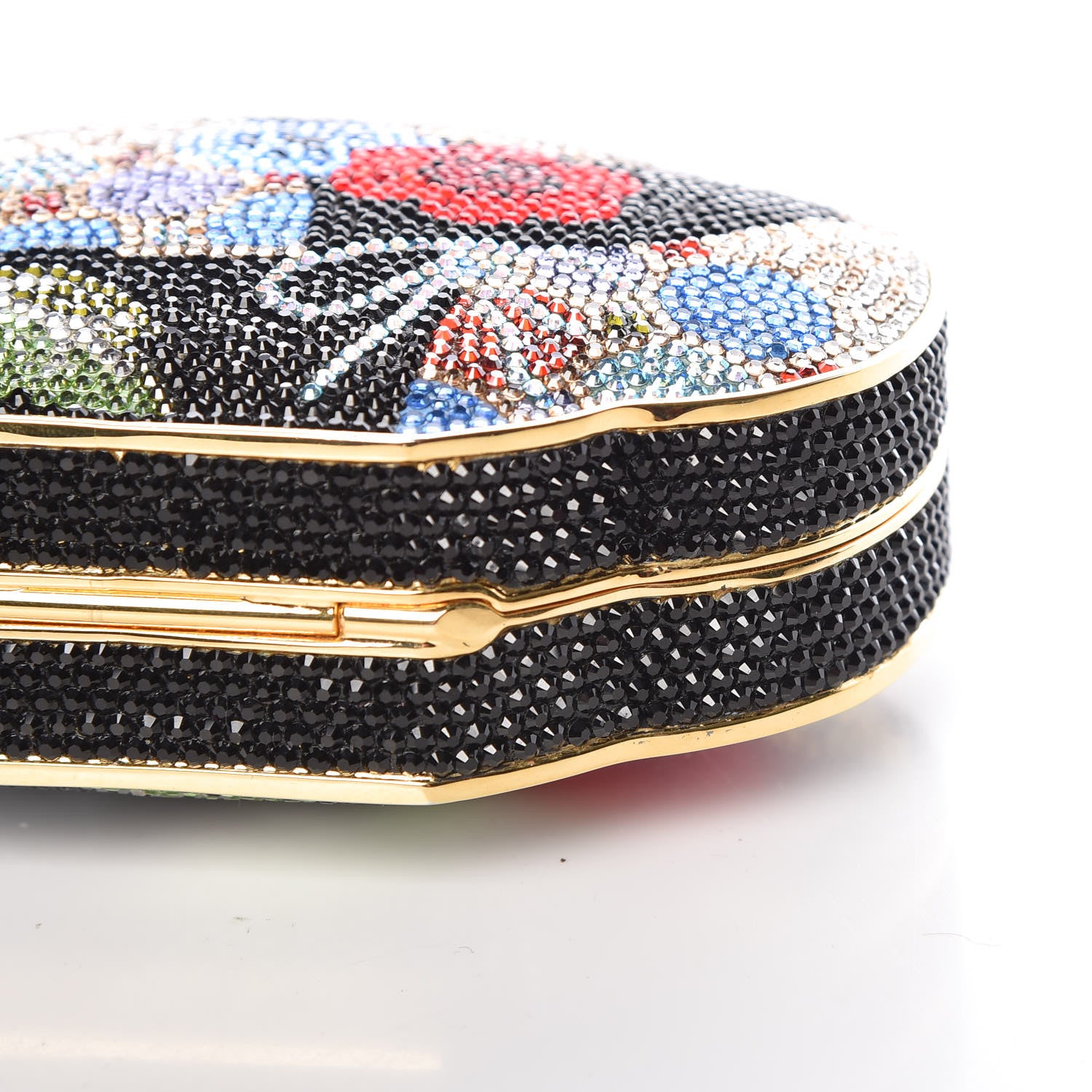 Judith Leiber Swarovski Crystal Miniaudiere Clutch Multicolor 8 of 10