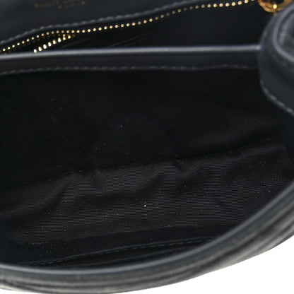 Saint Laurent Suede Toy Loulou Shoulder Bag Storm 5 of 9