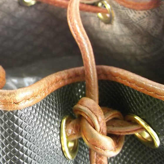 Bottega Veneta PVC Marco Polo Drawstring Bucket Bag 6 of 8