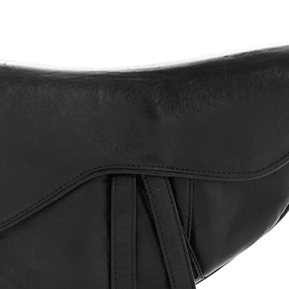Christian Dior Calfskin Saddle Bag Black 8 of 14