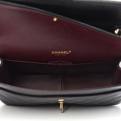 Chanel Caviar Quilted Jumbo Double Flap Black 6 of 11