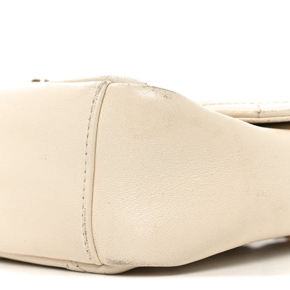 Chanel Lambskin Quilted CC Coin Flap Bag White 10 of 10