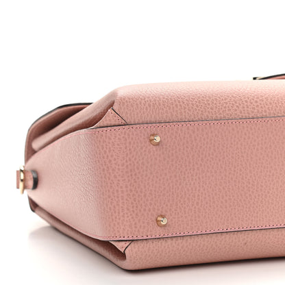 Gucci Dollar Calfskin Medium Interlocking G Top Handle Shoulder Bag Soft Pink 9 of 10