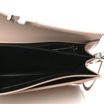 Saint Laurent Grain De Poudre Monogram Cassandra Clasp Bag Marble Pink 5 of 12