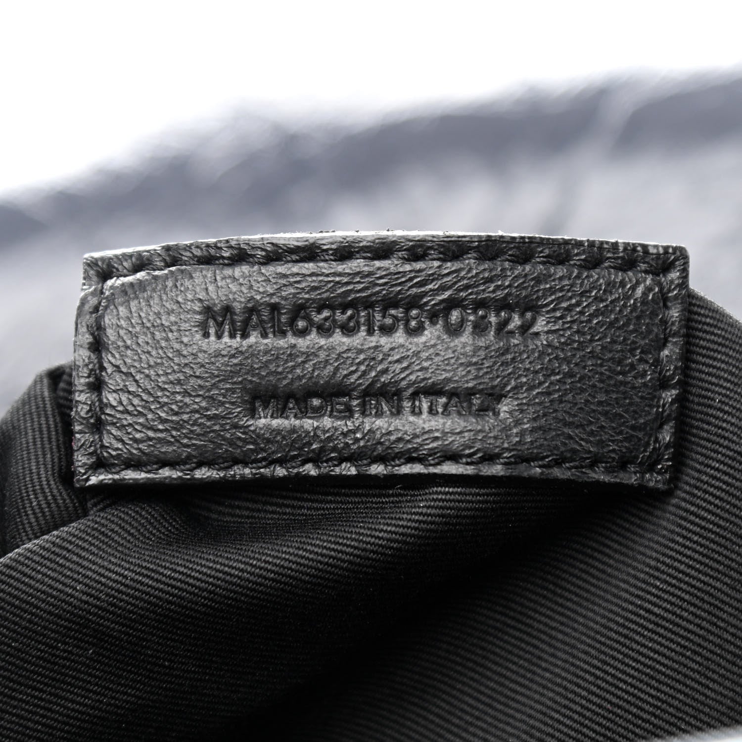 Saint Laurent Crinkled Calfskin Matelasse Monogram Medium Niki Chain Satchel Deep Marine 8 of 11