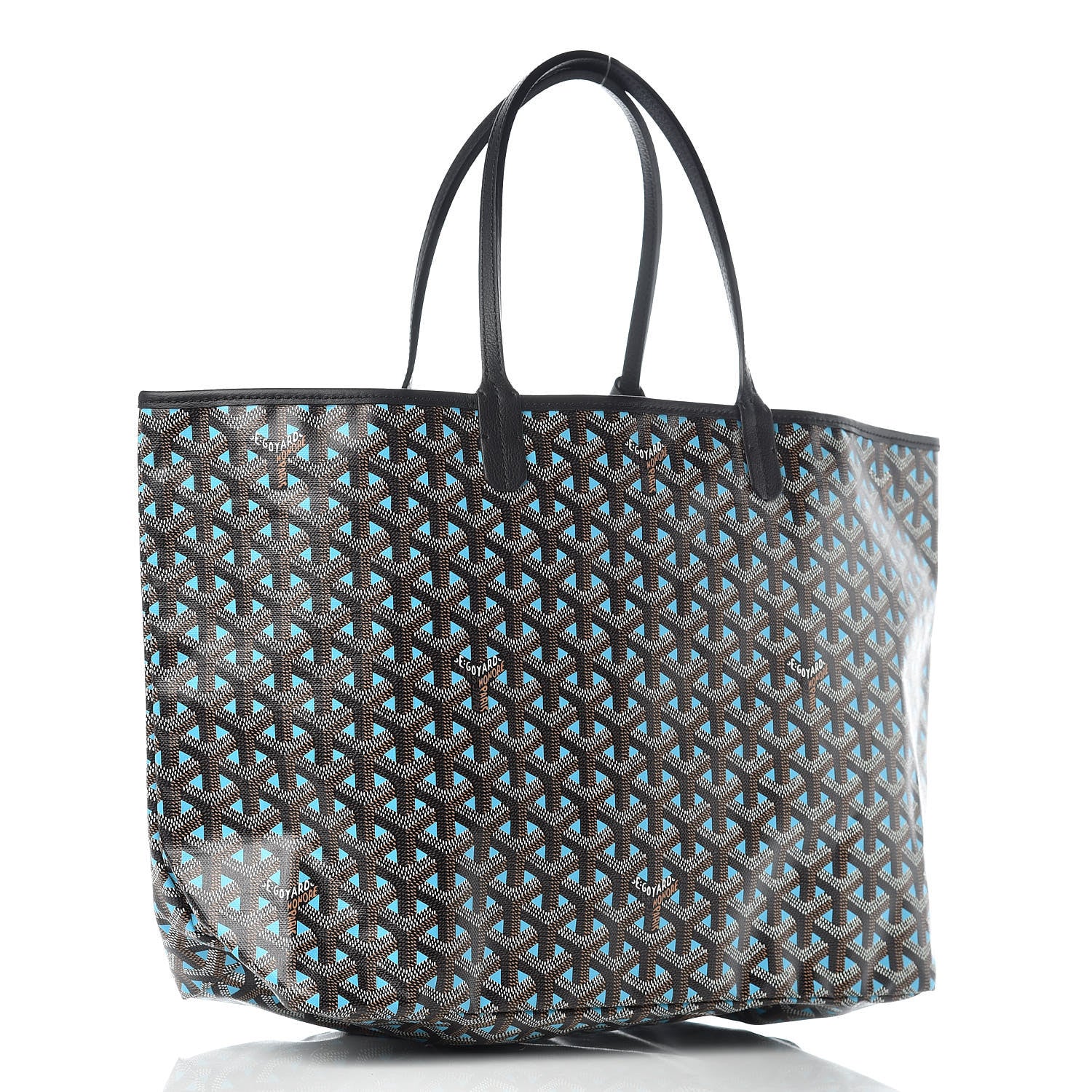Goyard Goyardine Saint Louis Claire Voie PM Black Blue 4 of 11