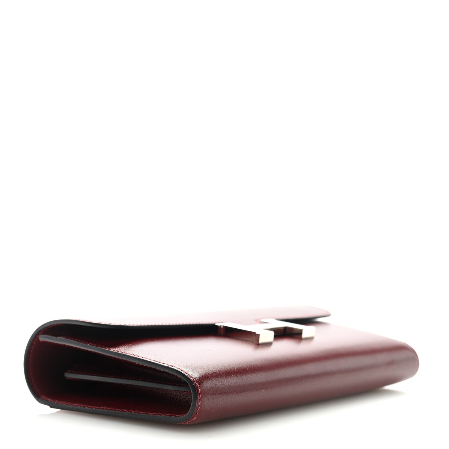 Hermes Tadelakt Constance Long Wallet Rouge H 4 of 6