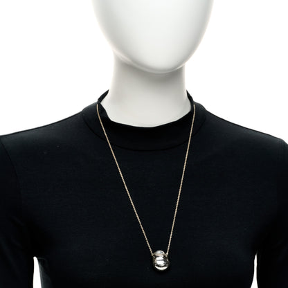 Tiffany Sterling Silver Elsa Peretti Bottle Inro Pendant Necklace 2 of 4