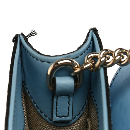 Gucci Soft Microguccissima Mini Emily Chain Shoulder Bag Mineral Blue 16 of 19