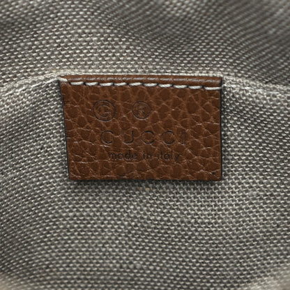 Gucci Monogram Mini Bree Messenger Bag Beige Tabacco 6 of 12