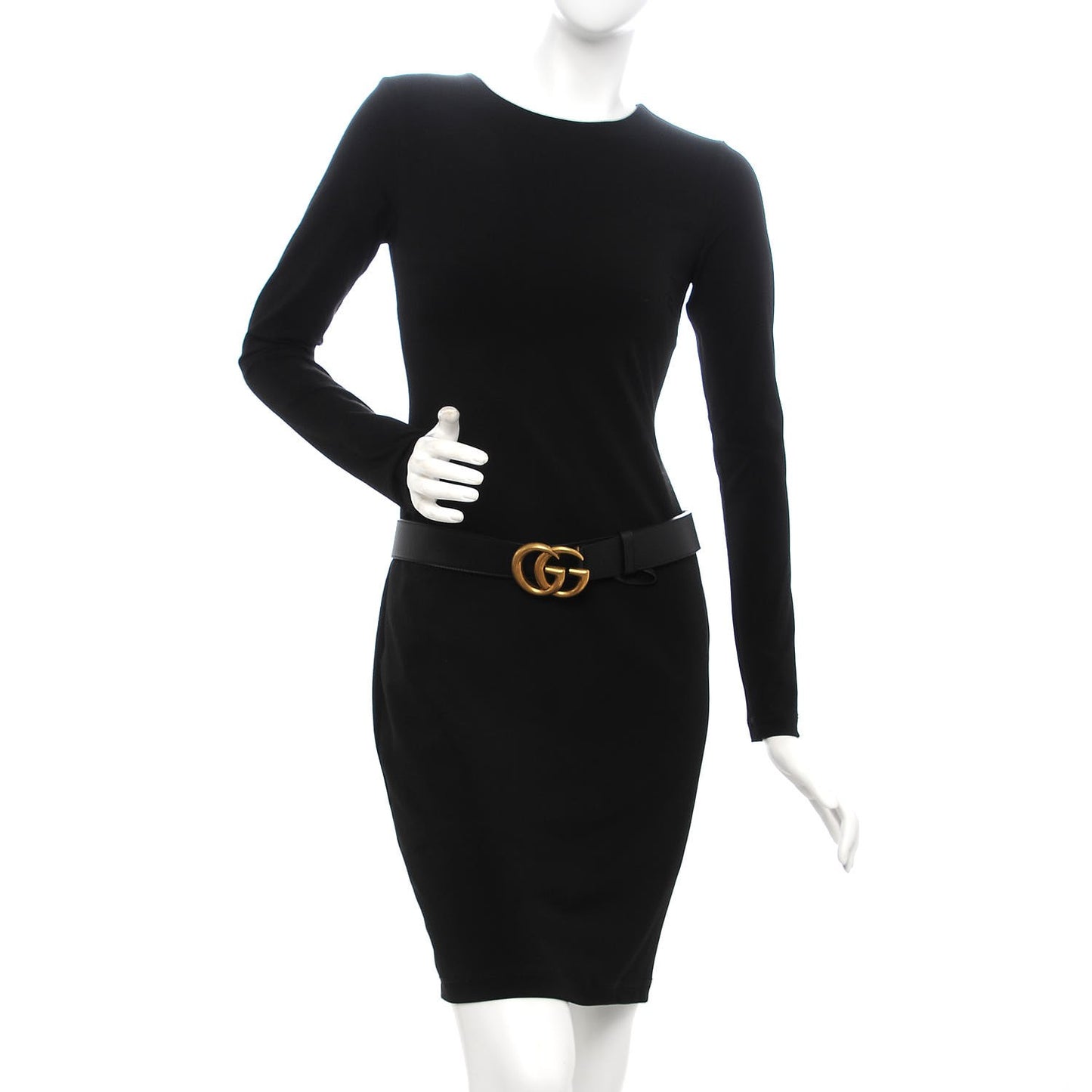 Calfskin Double G 40mm Belt 85 34 Black
